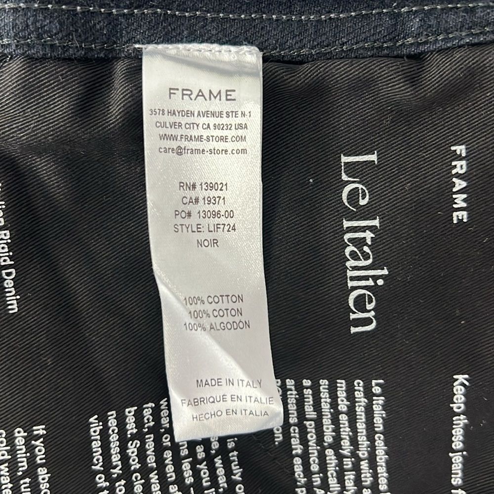 Frame Denim Black Flare Jeans - Picture 12 of 16
